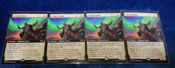 MTG MH3 魂の導き手 拡張アート (英語版)4枚セット