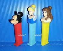 ☆PEZ☆DISNEY☆Cinderella☆Dispenser☆ペッツ☆ミッキーマウス☆シンデレラ☆美女と野獣☆ベル☆セット☆プリンセス☆ディズニー_画像2