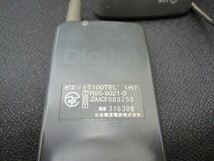 ★#13547E NTT Piet ピエットT100TEL 本体・充電器セット コードレスホン レトロ品 当時物 ジャンク_画像3