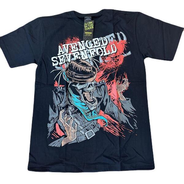 アヴェンジドセヴンフォールド AVENGED SEVENFOLD Tシャツ L赤