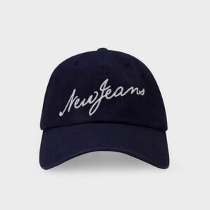 NewJeans 公式ロゴキャップ NJ GET UP BASEBALL CAP