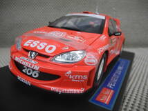 【ミニカー】◎1/18・プジョー206WRCラリーGB 2004☆サンスター製・新品。＃ 3862☆_画像2