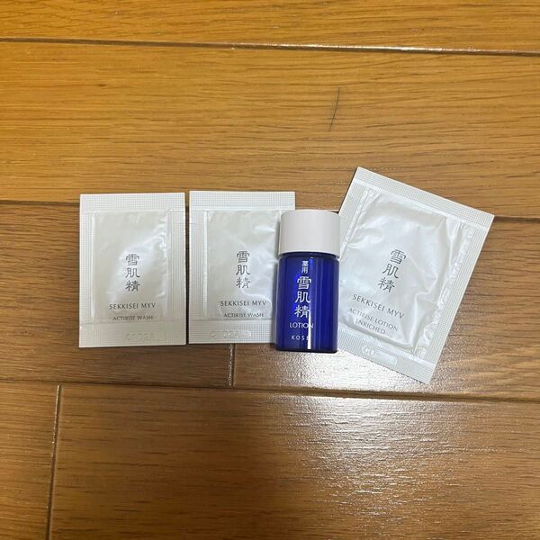 コーセー サンプル 化粧水 雪肌精 洗顔料