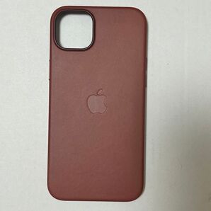 Apple純正iPhone 14 Plus レザーケース 新品 アンバー 箱無し