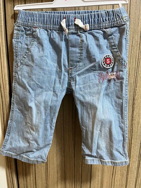 デニム ハーフパンツ ライトブルー 軽くて爽やか! 95センチ