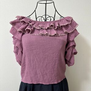 RANDAボリュームアップカットソー