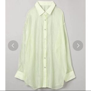 JEANASIS シースルーシャツ ホワイト FREE シャツ