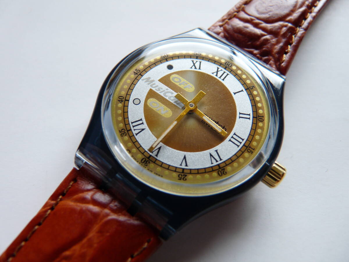 未使用ですが稼働しません 部品取り/ディスプレイ用 スウォッチ レギュラーモデル Swatch 1985年 ジェリーフィッシュ Jelly Fish 品番GK100 未使用ですが稼働しません 部品取り/ディスプレイ用 スウォッチ レギュラーモデル Swatch 1985年 ジェリーフィッシュ Jelly Fish 品番GK100