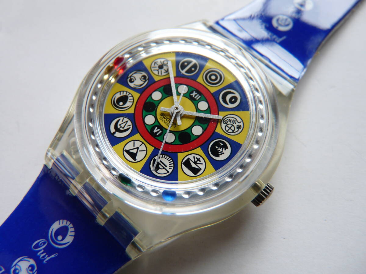 未使用ですが稼働しません 部品取り/ディスプレイ用 スウォッチ レギュラーモデル Swatch 1985年 ジェリーフィッシュ Jelly Fish 品番GK100 未使用ですが稼働しません 部品取り/ディスプレイ用 スウォッチ レギュラーモデル Swatch 1985年 ジェリーフィッシュ Jelly Fish 品番GK100