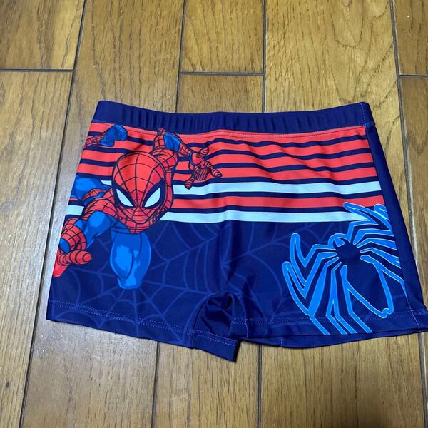 スパイダーマン 男の子 水着 新品 110cm