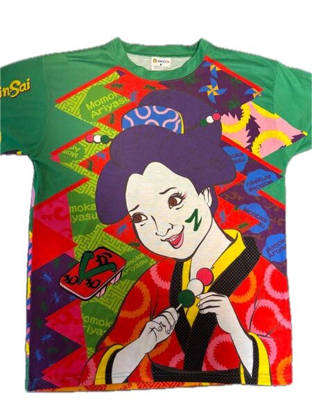 Tシャツ有安杏果(ももいろクローバーZ) 桃神祭Tシャツ グリーン Mサイズ