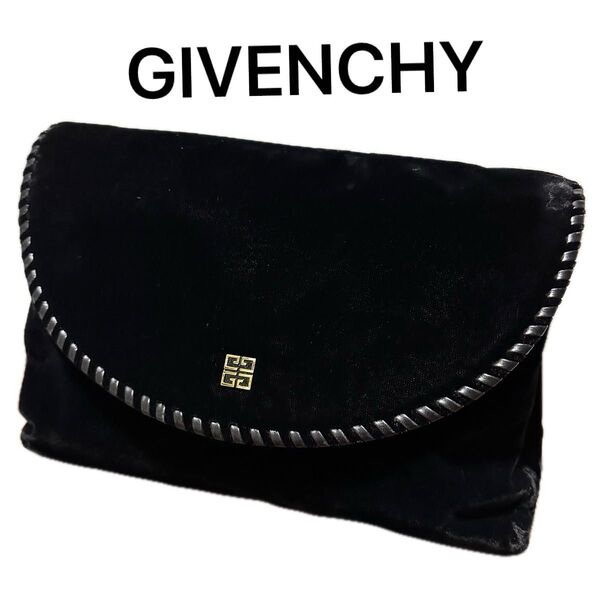 GIVENCHY ジバンシー SACS クラッチバッグ ベロア