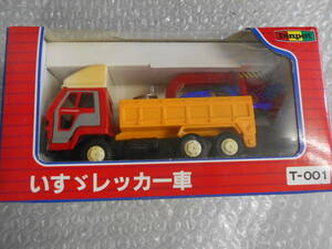  that time thing dead stock unused new goods Yonezawa Diapet Isuzu wrecker car Camaro? Corvette? 1/55 scale approximately 14 centimeter 