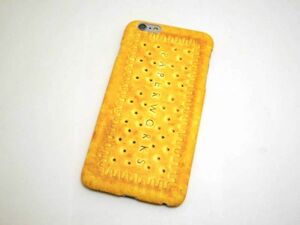 iPhone 6 plus/6s plus biscuit hard cover case real surface white 