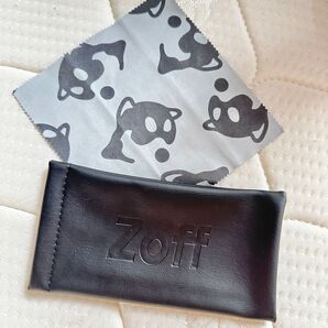 【未使用】Zoff 眼鏡ケースとメガネ拭き