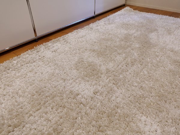 美品○大判○東リ製○オーダーラグ○メタリックシャギー○230 美品○大判○東リ製○オーダーラグ○メタリックシャギー○230