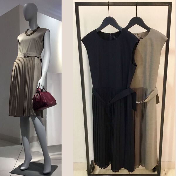 theory luxe 19AW 異素材コンボ ワンピース