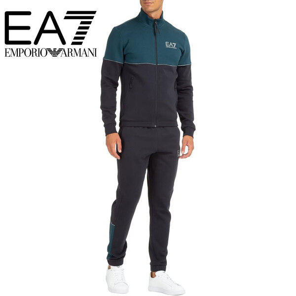 ラグジュアリースポーツライン EA7 トラックジャージ セットアップ エンポリオアルマーニ Mサイズ EMPORIO ARMANI ブラック