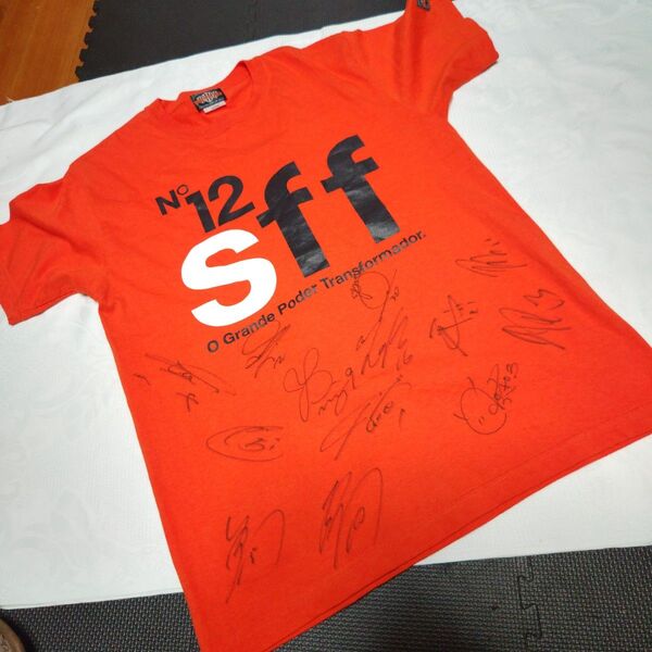 超レア 2010清水エスパルス サイン入りTシャツ 岡崎慎司