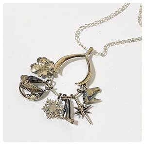フランクリンミント ヴィンテージ シルバー925 sterling スターリング チャーム ネックレス