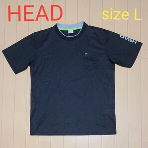 HEAD 半袖Tシャツ Lサイズ ブラック