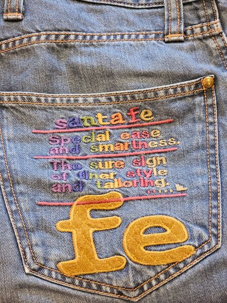 ジーンズ サンタフェ 刺繍 激レアレトロ