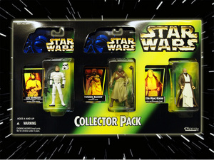  Star Wars STAR WARS/ Basic figure * collector pack US version POTF green card / Roo k/ Tusken Raiders / Obi one /3.75 -inch BF