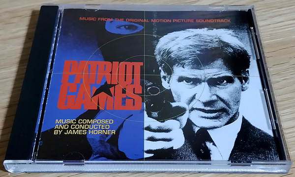 映画『パトリオット・ゲーム』サントラCD ジェームズ・ホーナー Patriot Games Soundtrack James Horner OST パトリオットゲーム