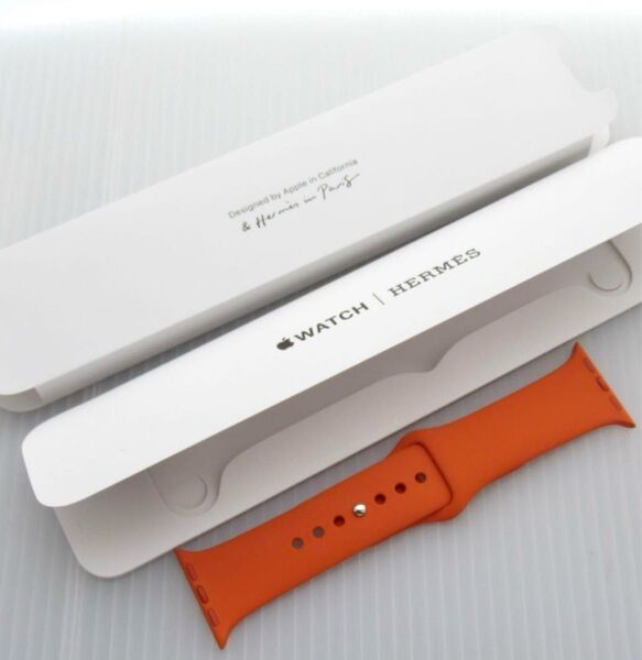 Apple Watch HERMES 付属品 スポーツバンド オレンジ