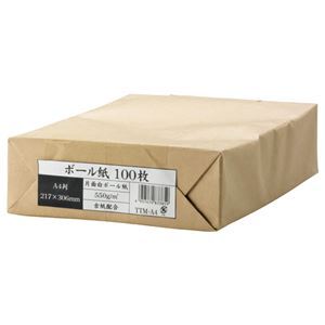 【新品】(まとめ) 今村紙工 ボール紙 A4 業務用パック TTM-A4 1セット(300枚:100枚×3パック) 〔×2セット〕
