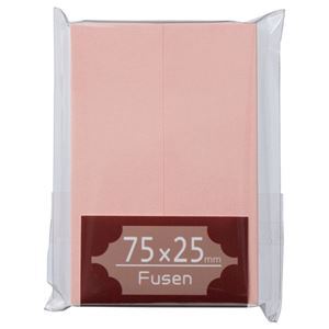 【新品】(まとめ) TANOSEE ふせん 75×25mm 桃 1パック(2冊) 〔×30セット〕