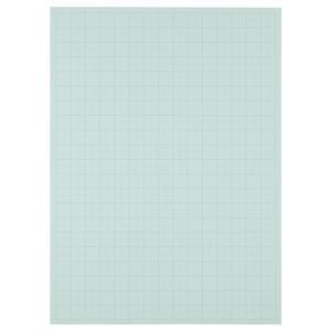 【新品】(まとめ) TANOSEE 模造紙(プルタイプ) 本体 788×1085mm 50mm方眼 ブルー 1ケース(20枚) 〔×10セット〕