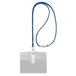 【新品】(まとめ) ライオン事務器 つりさげチャック式名札レスキュー名札 平ひも ブラック N-77FR(BK) 1個 〔×30セット〕