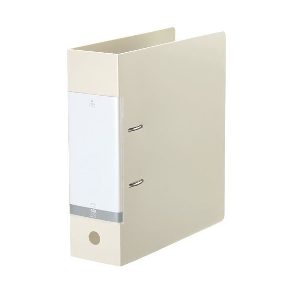 【新品】(まとめ)リヒトラブ リクエストD型リングファイル A4タテ 2穴 750枚収容 75mmとじ 背幅88mm 白 G2290-0 1冊 〔×1