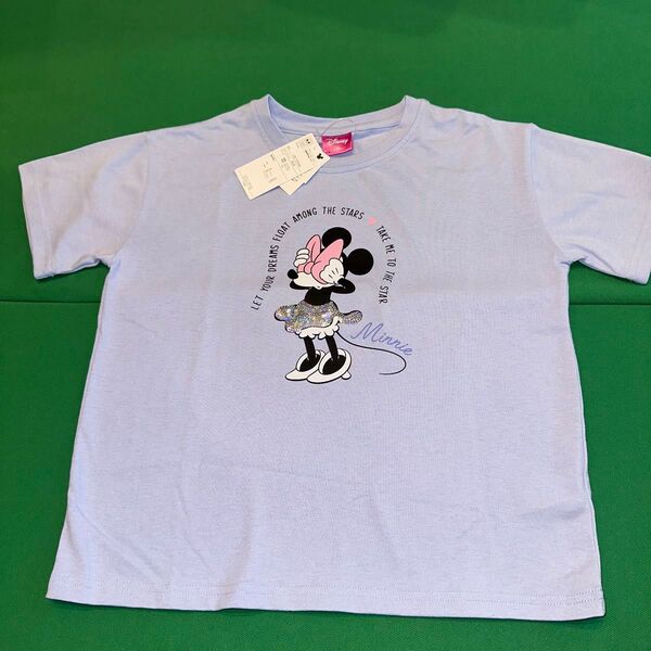 ミニーマウス パープル Tシャツ