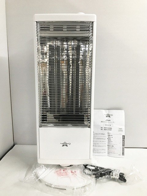 アラジン ヒーター 電気ストーブ AEH-G104F(SW) Aladdin 遠赤グラファイトヒーター 首振り 安全転倒OFFスイッチ｜au PAY  マーケット
