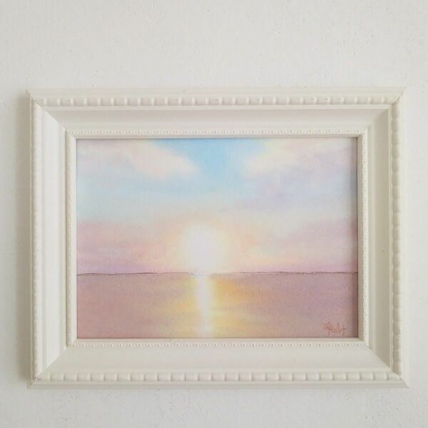 癒しの水彩画 sunrise