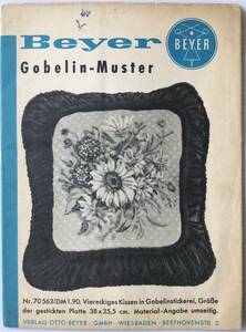 送料無料■ARTBOOK_OUTLET■ 82-079 ★ イルゼ・ブラッシ プレミアコレクション 2-06 ドイツ Beyer GOBLIN MUSTER ゴブラン織柄 図案