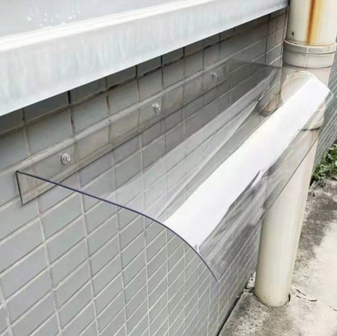 窓の庇ひさし 雨よけ 屋根庇 住宅庇 屋根庇 ひさし 梅雨対策 テラス 日よけ キャノピー 庭園ドア 窓屋根後付け 複数連結 幅40cm長80cm