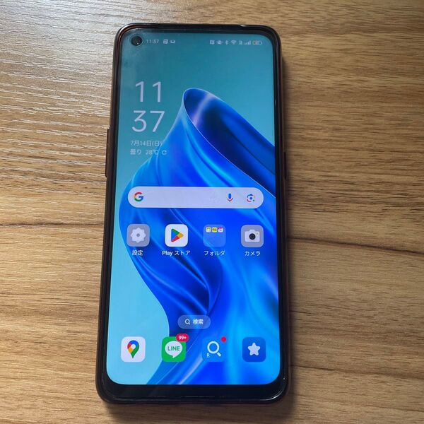 OPPO Reno5A SIMフリー アイスブルー 使用問題なし