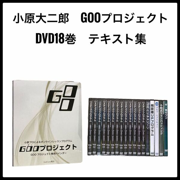 ゴルフレッスンDVD 小原大二郎 ビジネスゾーンDVD 全18巻