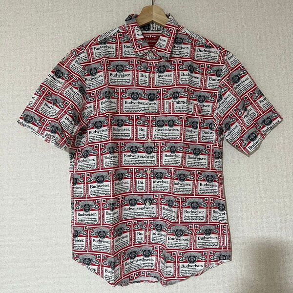Supreme × Budweiser oxford shirt 美品 M