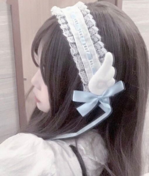 【NOVESSEL】A'GEM/9 × .kom『NOVESSEL/ノベセル』フリルヘッドドレス コスプレ ドール