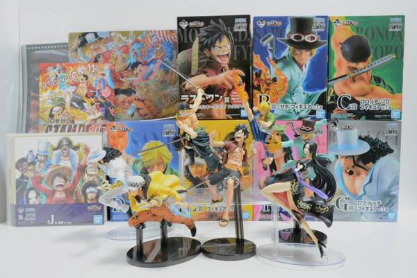ONE PIECE STAMPEDE一番くじ グレートバンケット フィギュア7体 ラストワン ルフィ サボ ゾロ サンジ ロー ハンコック ルッチ スタンピード