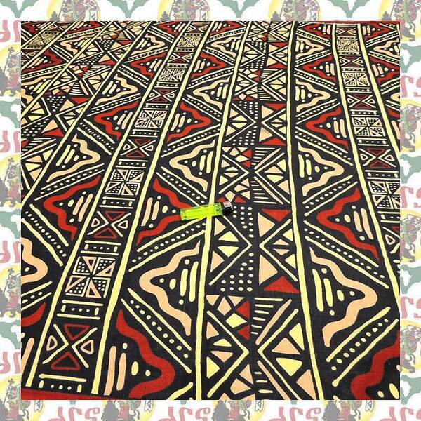 【SALE/180cm x 110cm/2ヤード】アフリカンプリント生地 barg-a098 アフリカ布 アフリカ生地 ゴールドプリント アンカラ キテンゲ パーニュ