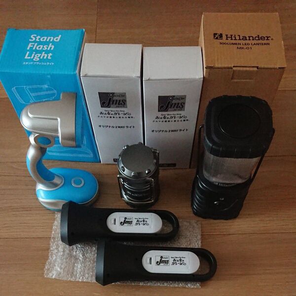 LEDライト5点セット ハイランダー &ジェームス 未使用 非売品→ おまけ付き計6点セットに。