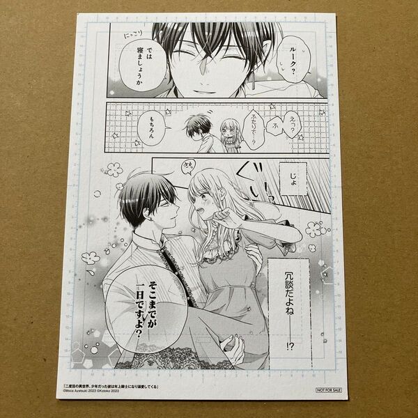 二度目の異世界は、少年だった彼は年上騎士になり溺愛してくる 原画 コピー カード