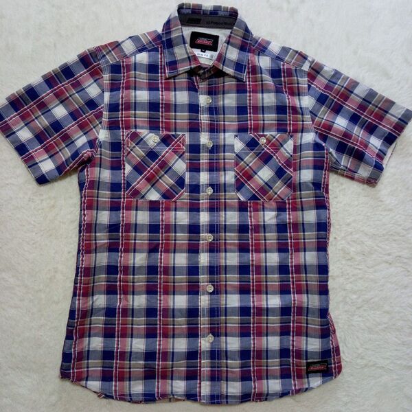「GENUINE Dickies」チェック柄シャツ スリムフィット Mサイズ
