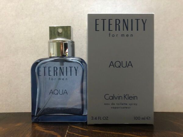 CKカルバンクライン エタニティ アクア フォーメン オードトワレスプレー100ml 空瓶