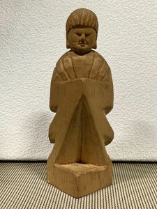 ◆木彫り 仏像 貞俊作◆4779